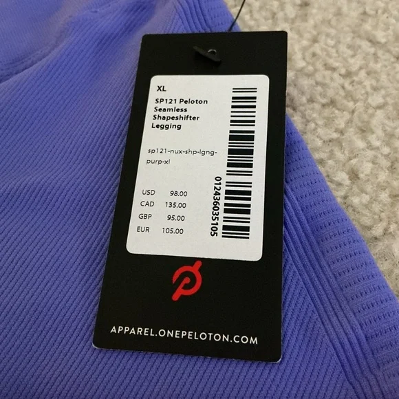 Peloton seamless shapeshifter Women's Purple Leggings - Picture 3 of 9
